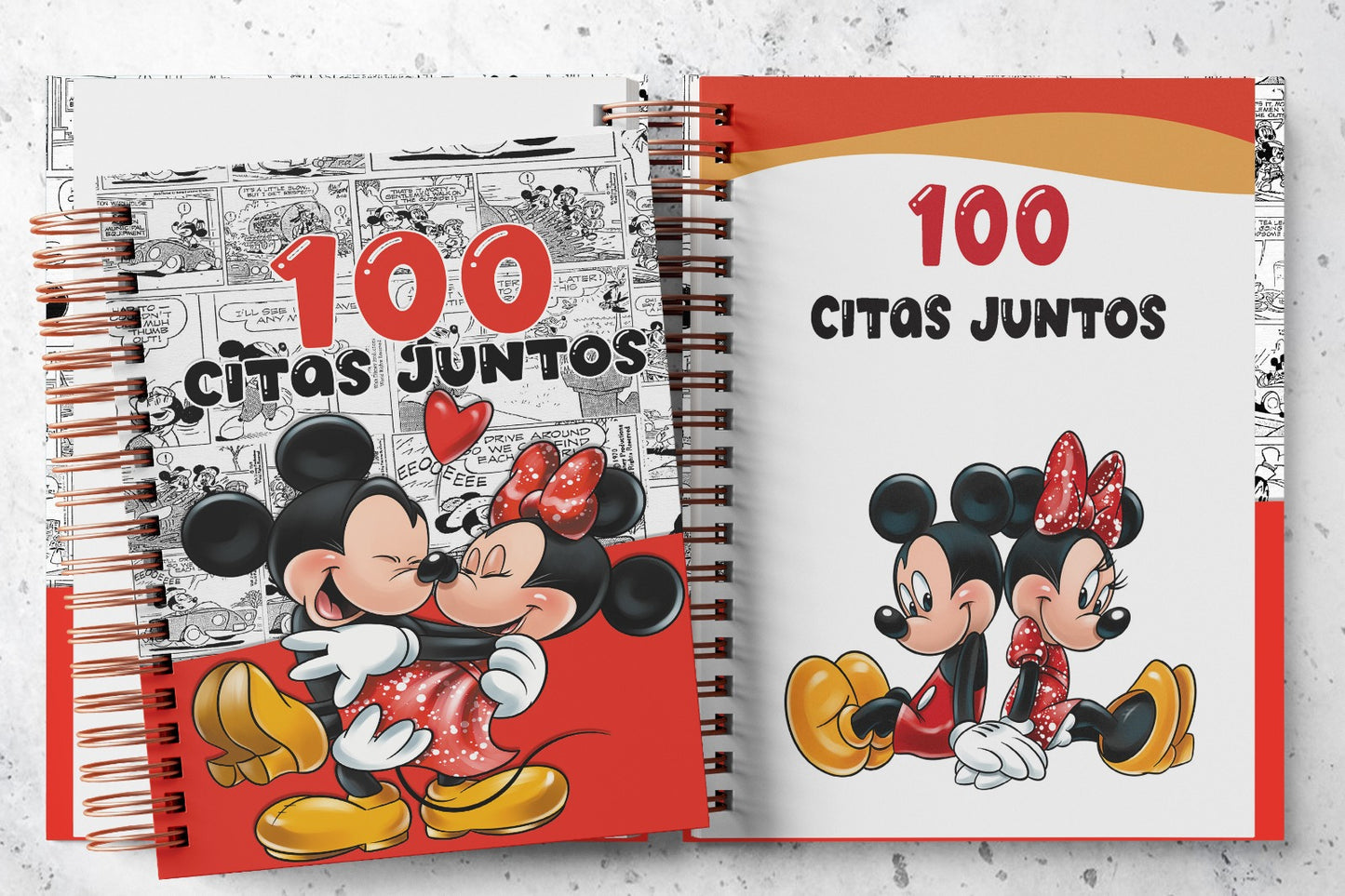 Álbum 100 citas juntos Mickey & Minnie 2