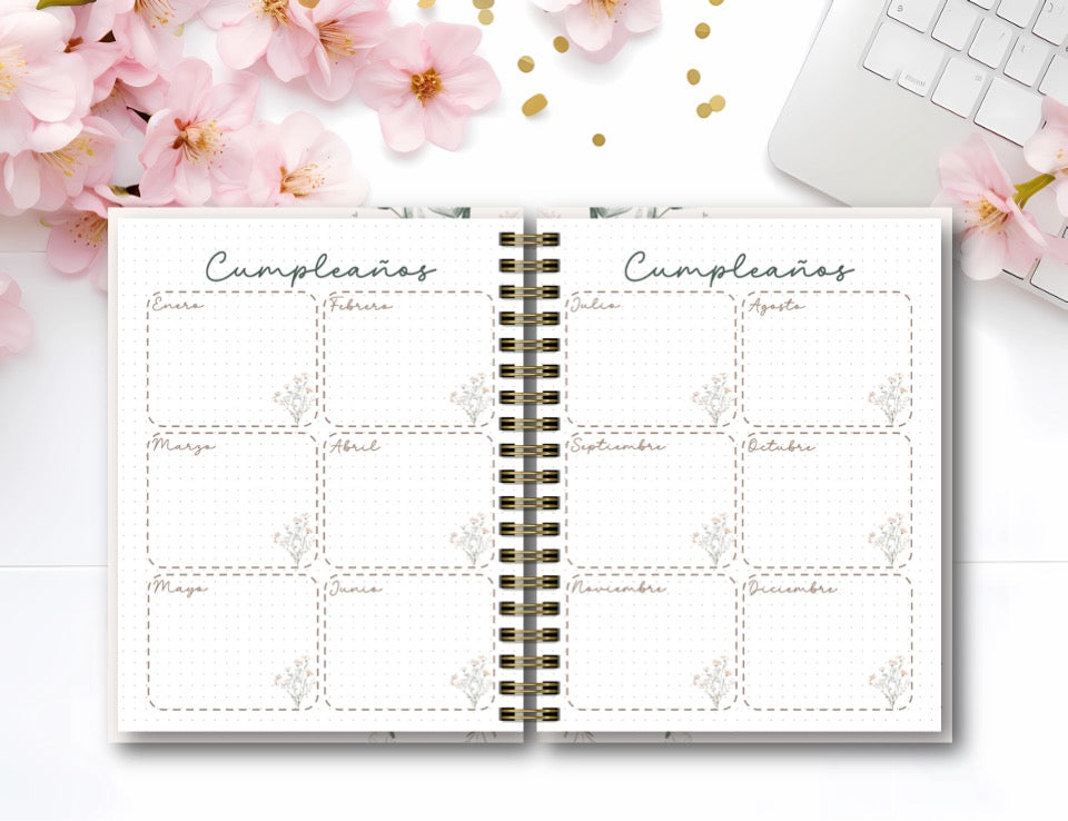Agenda Wild Flowers D.