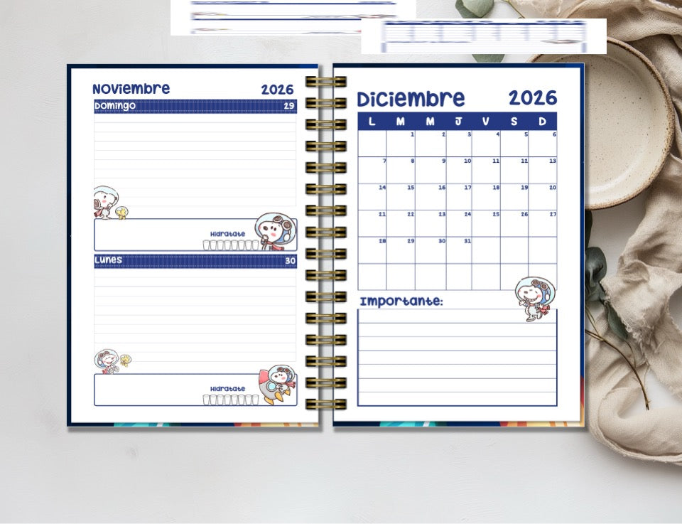 Agenda Snoopy 2 X.