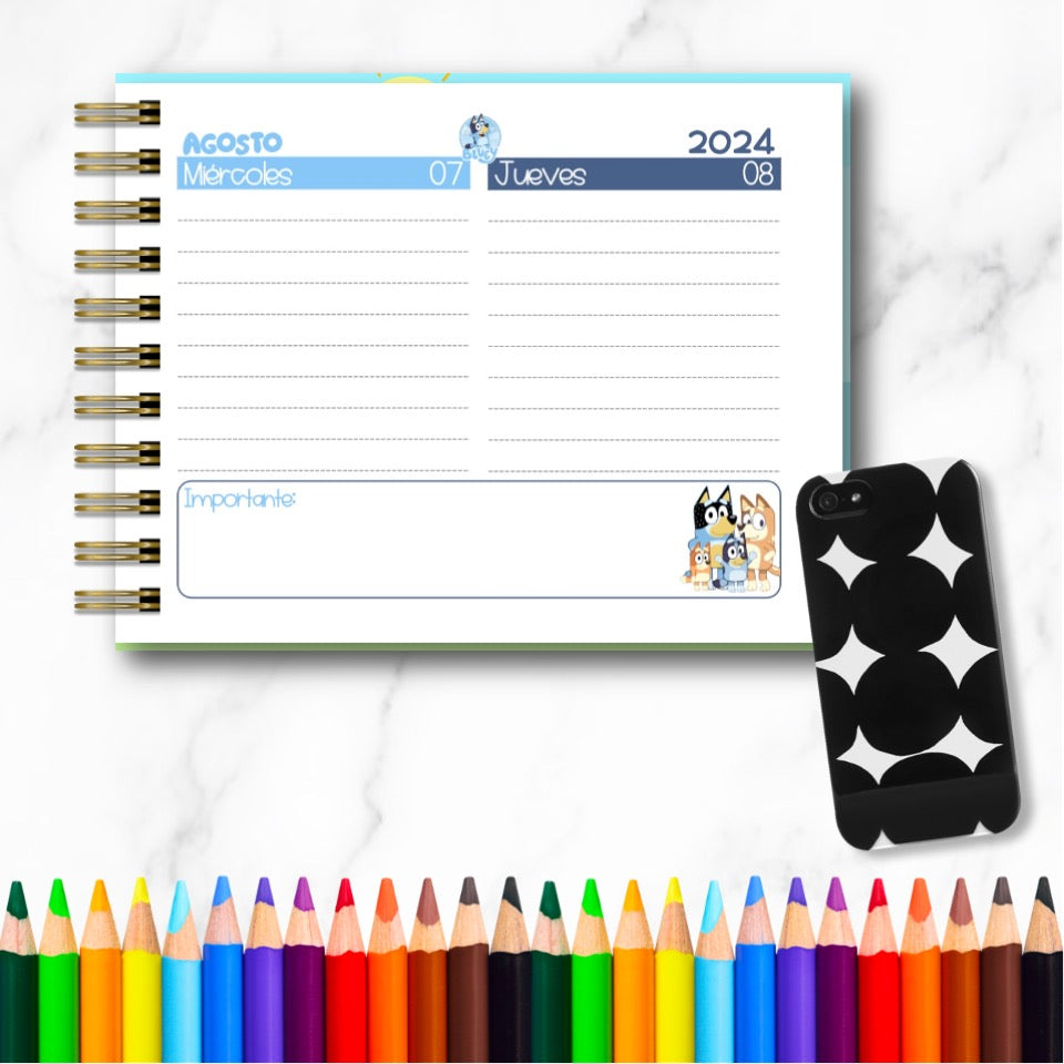 Doc. Mini Agenda Docente - Bluey