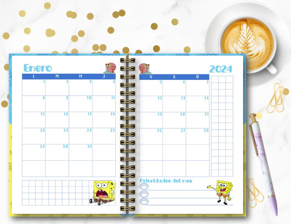 Agenda Bob Esponja S.