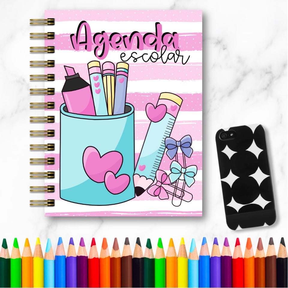 Doc. Mini Agenda Docente - Cute Colors