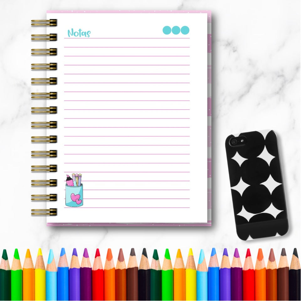 Doc. Mini Agenda Docente - Cute Colors