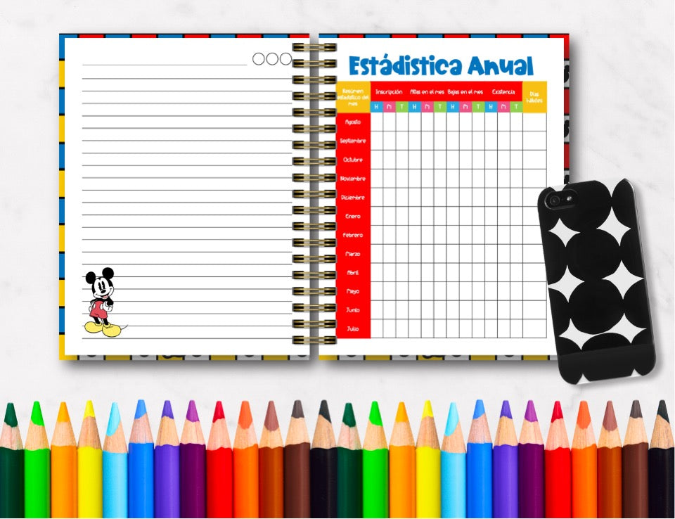 Doc. Agenda Docente - Mickey