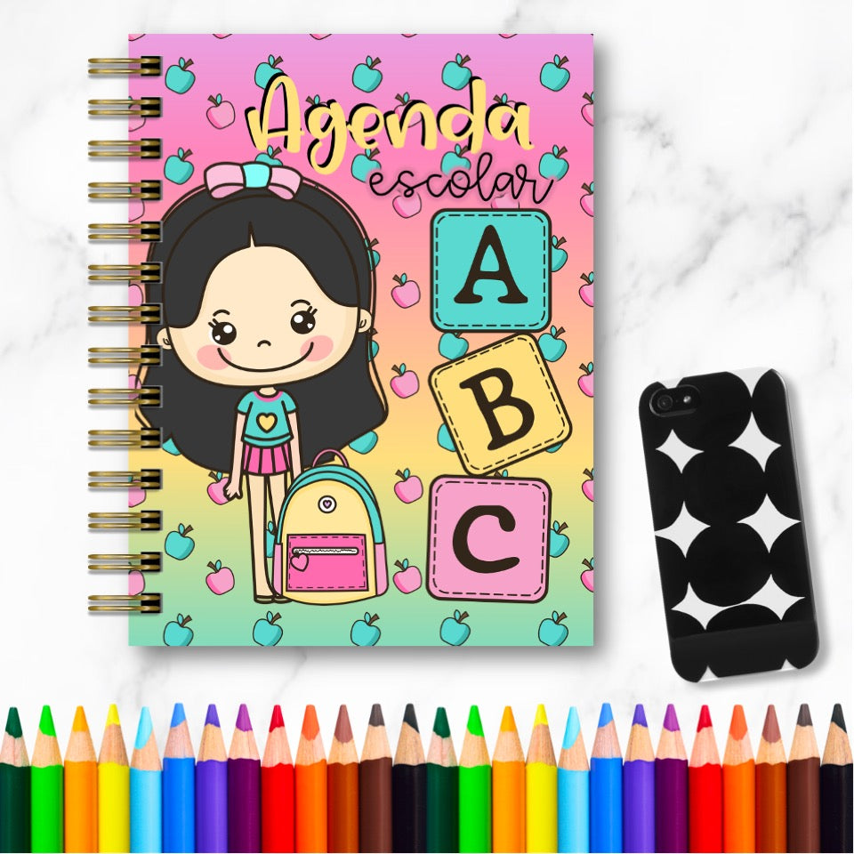 Doc. Mini Agenda Docente - Menina