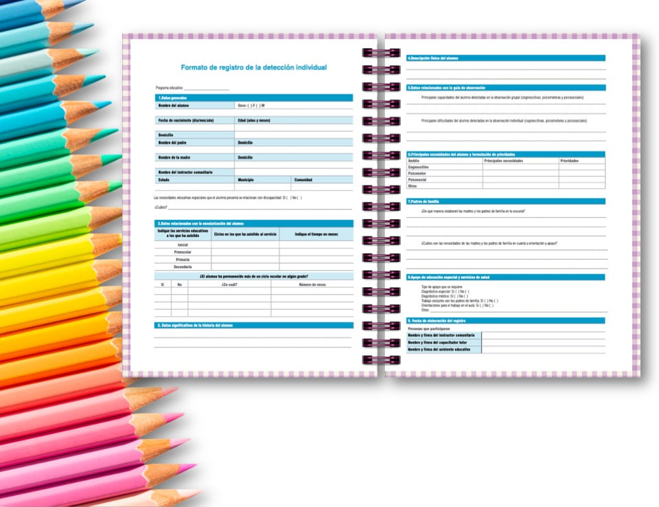 Doc. Agenda Docente USAER - Rainbow