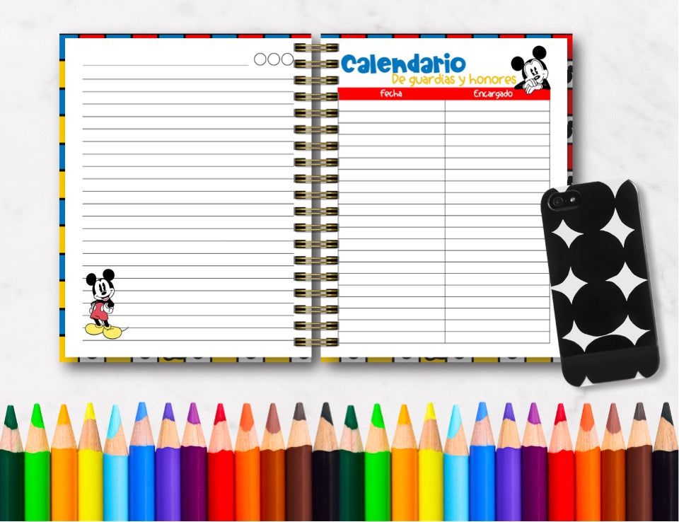 Doc. Agenda Docente - Mickey