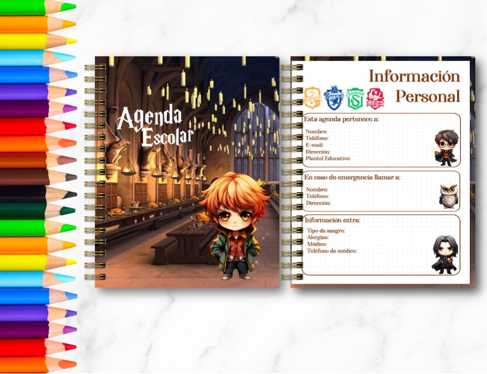 Doc. Agenda Docente - Harry Potter