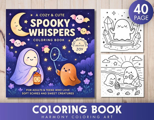 Coloring Book - Spooky Whispers