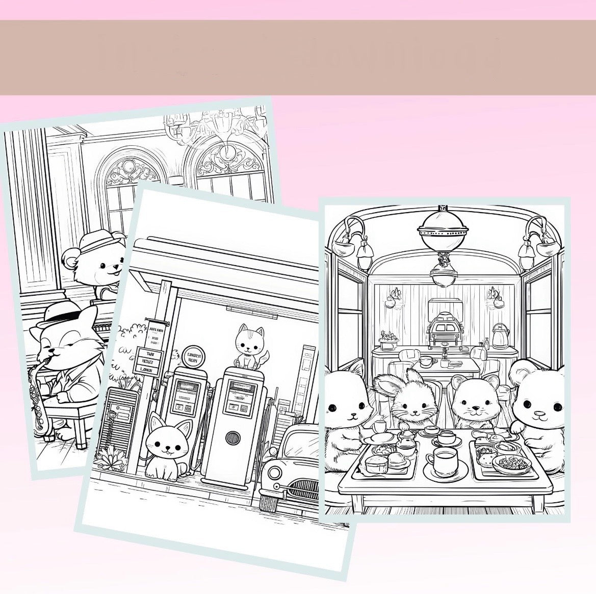 Coloring Book - Cozy Cute