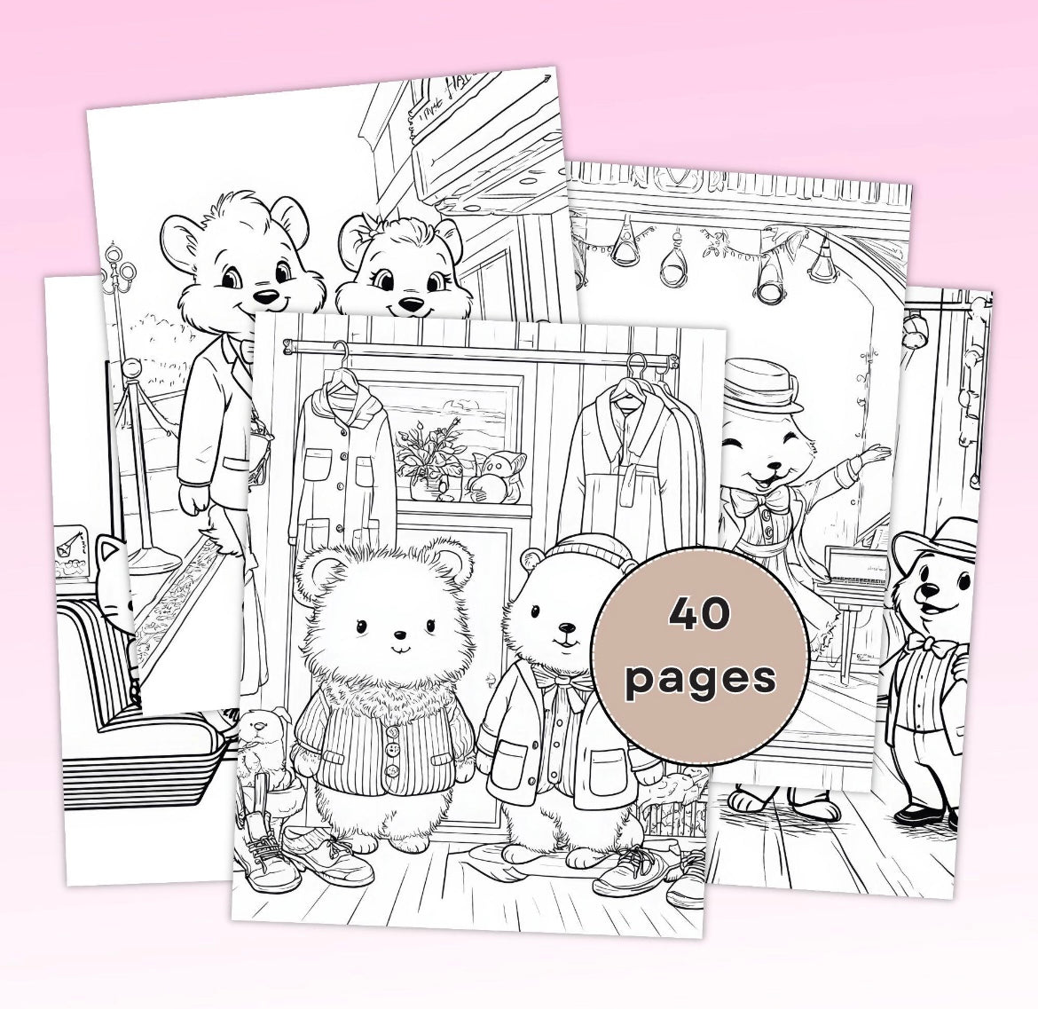 Coloring Book - Cozy Cute