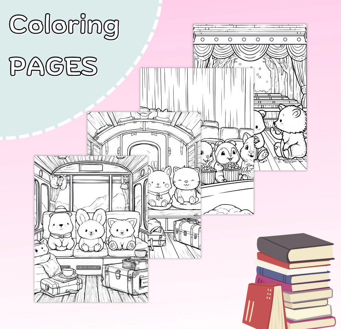 Coloring Book - Cozy Cute