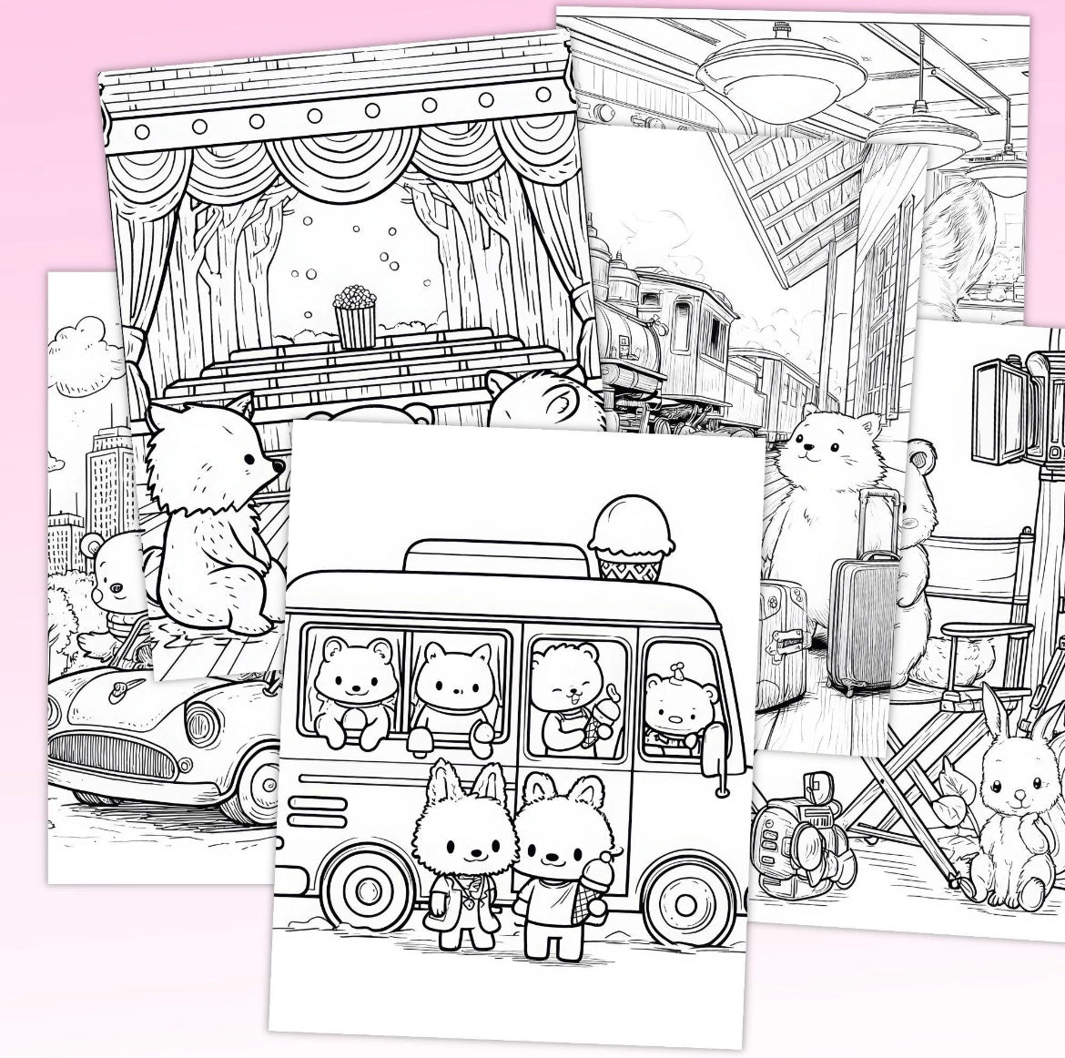 Coloring Book - Cozy Cute