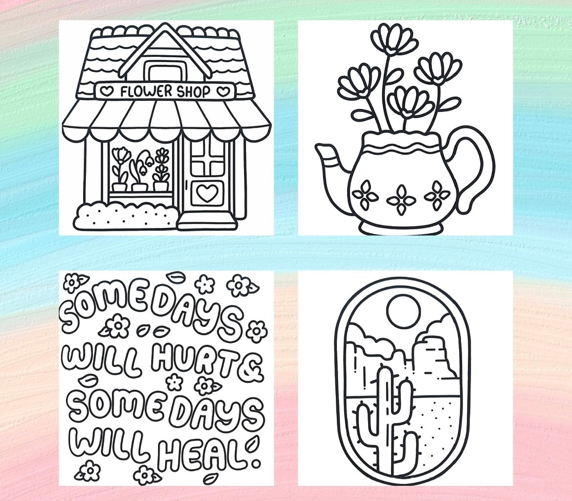 Coloring Book - Stress Relief