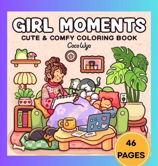 Coloring Book - Girl Moments