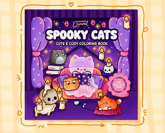Coloring Book - Spooky Cats
