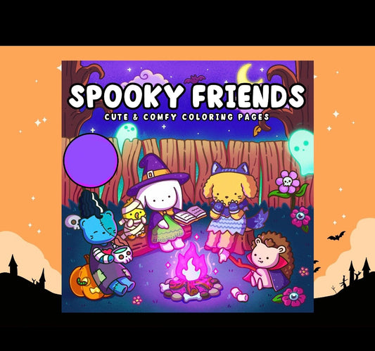 Coloring Book - Spooky Friends