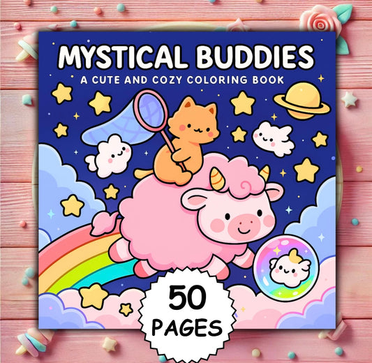Coloring Book - Mystical Buddies