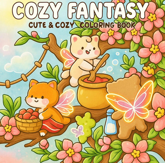 Coloring Book - Cozy Fantasy