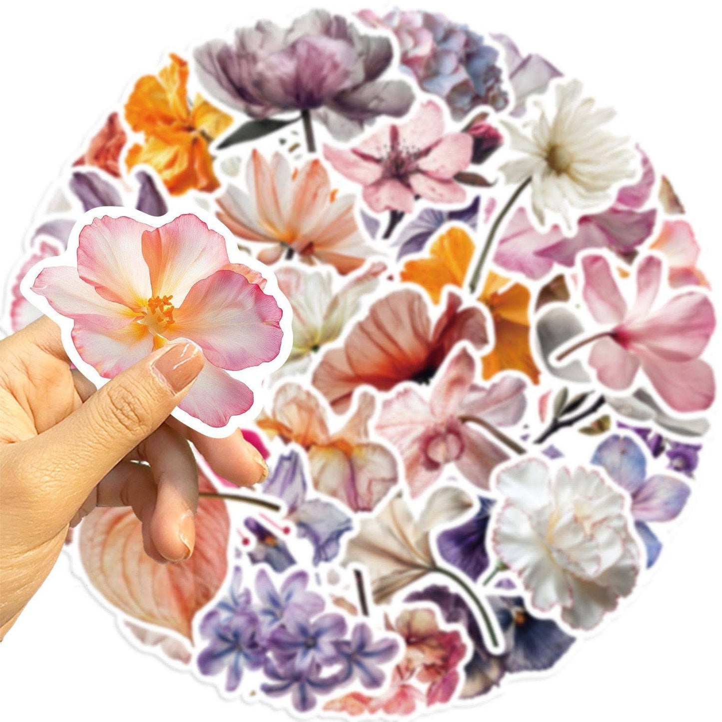 St. Stickers Individuales Flores