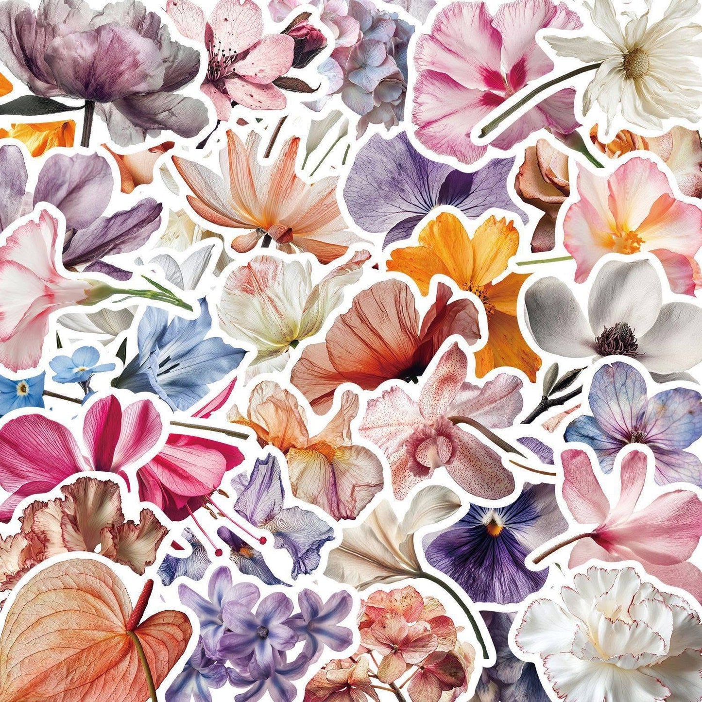 St. Stickers Individuales Flores