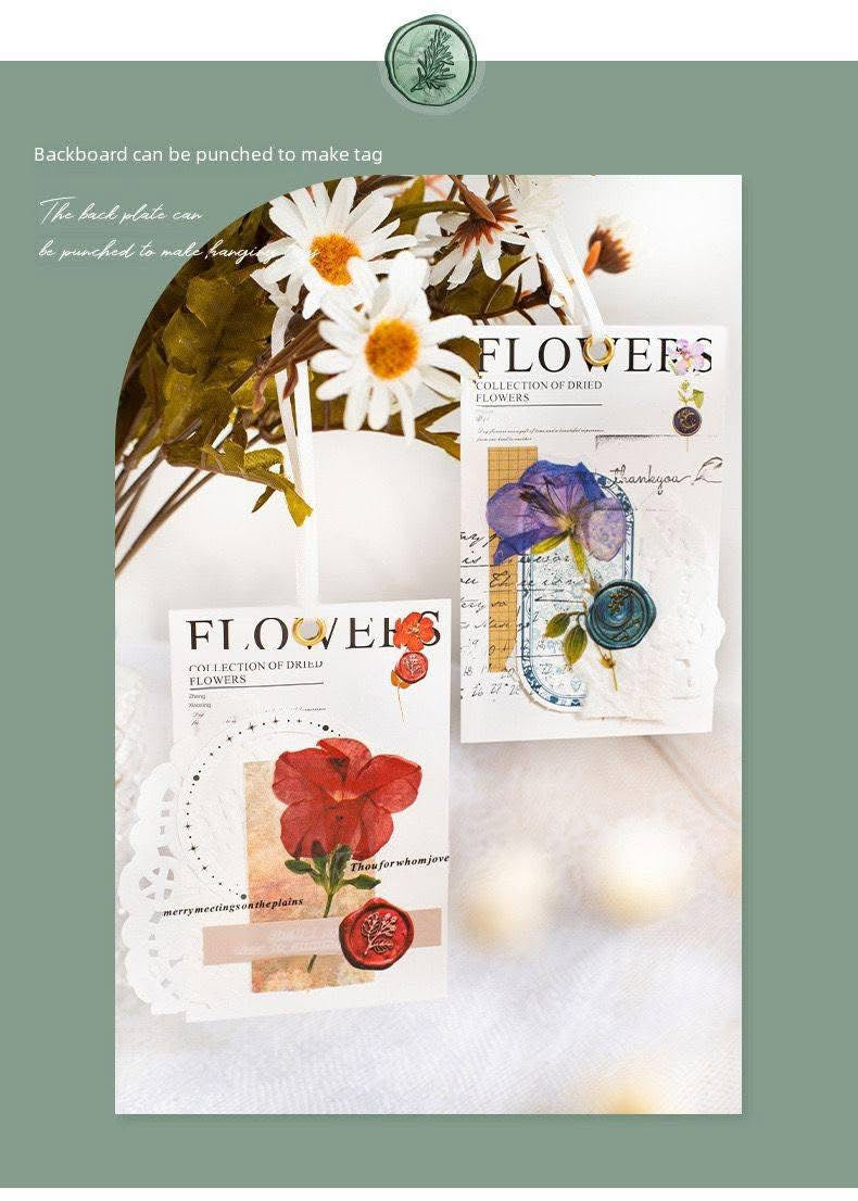 St. Stickers "Collection Of Dried Flowers"