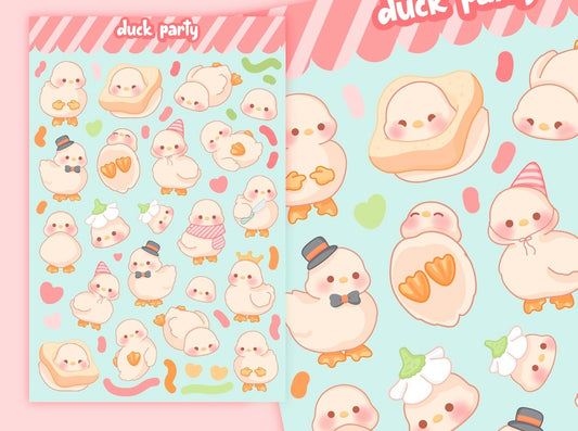 St. Stickers Patitos Kawaii