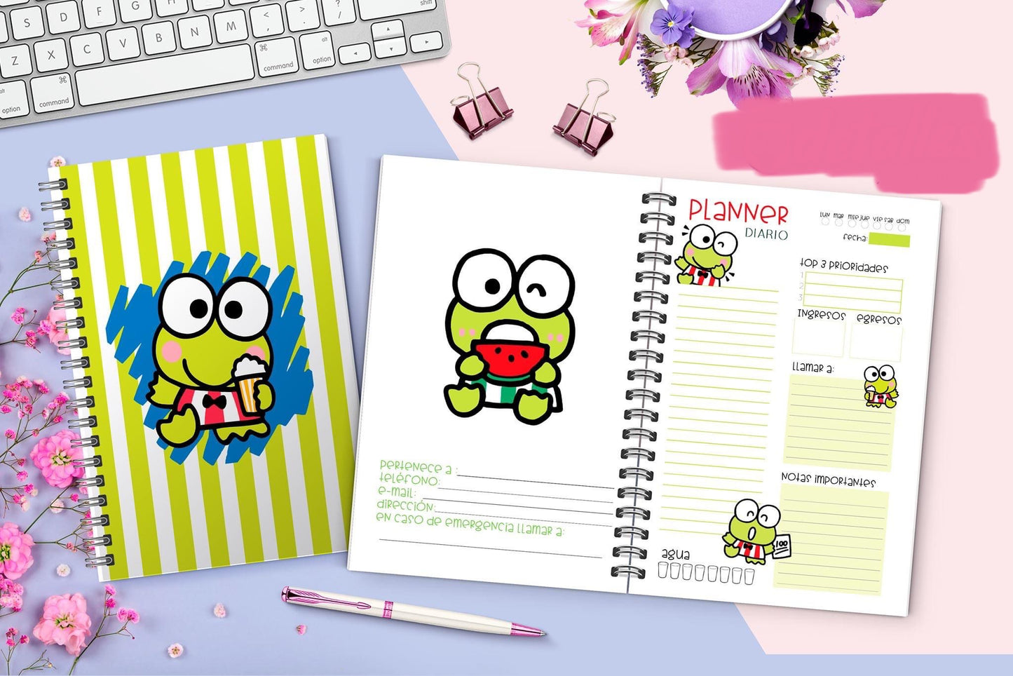 Planner Cute Frog