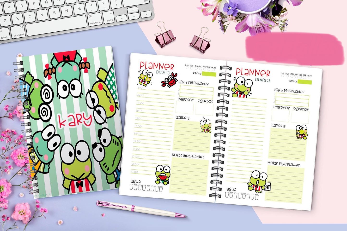 Planner Cute Frog