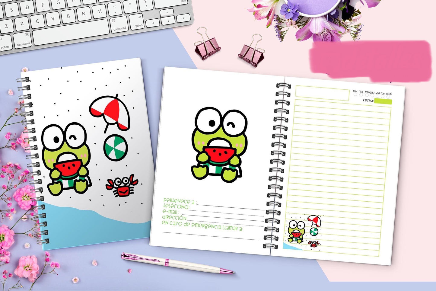 Planner Cute Frog