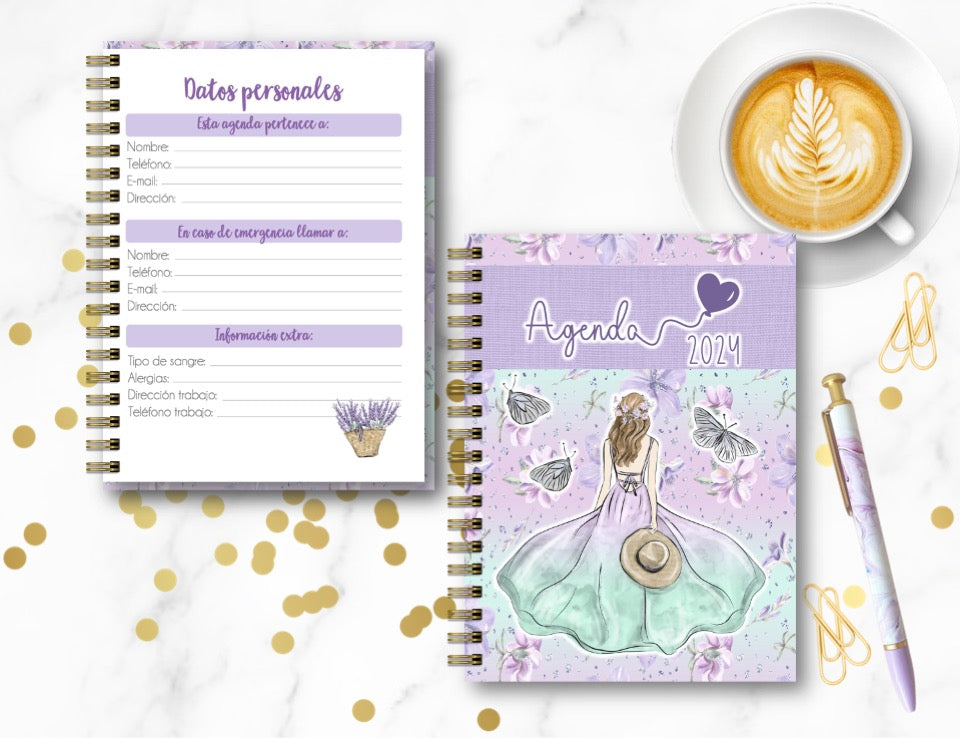 Agenda Lavanda X