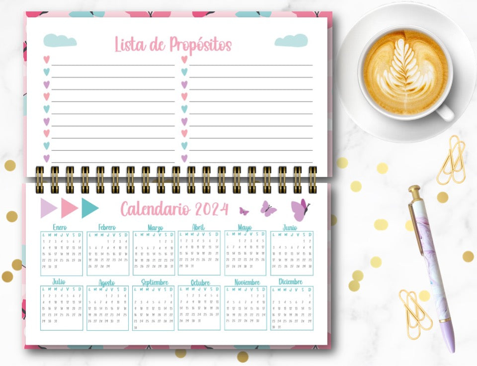 Agenda Mariposas 3 S.