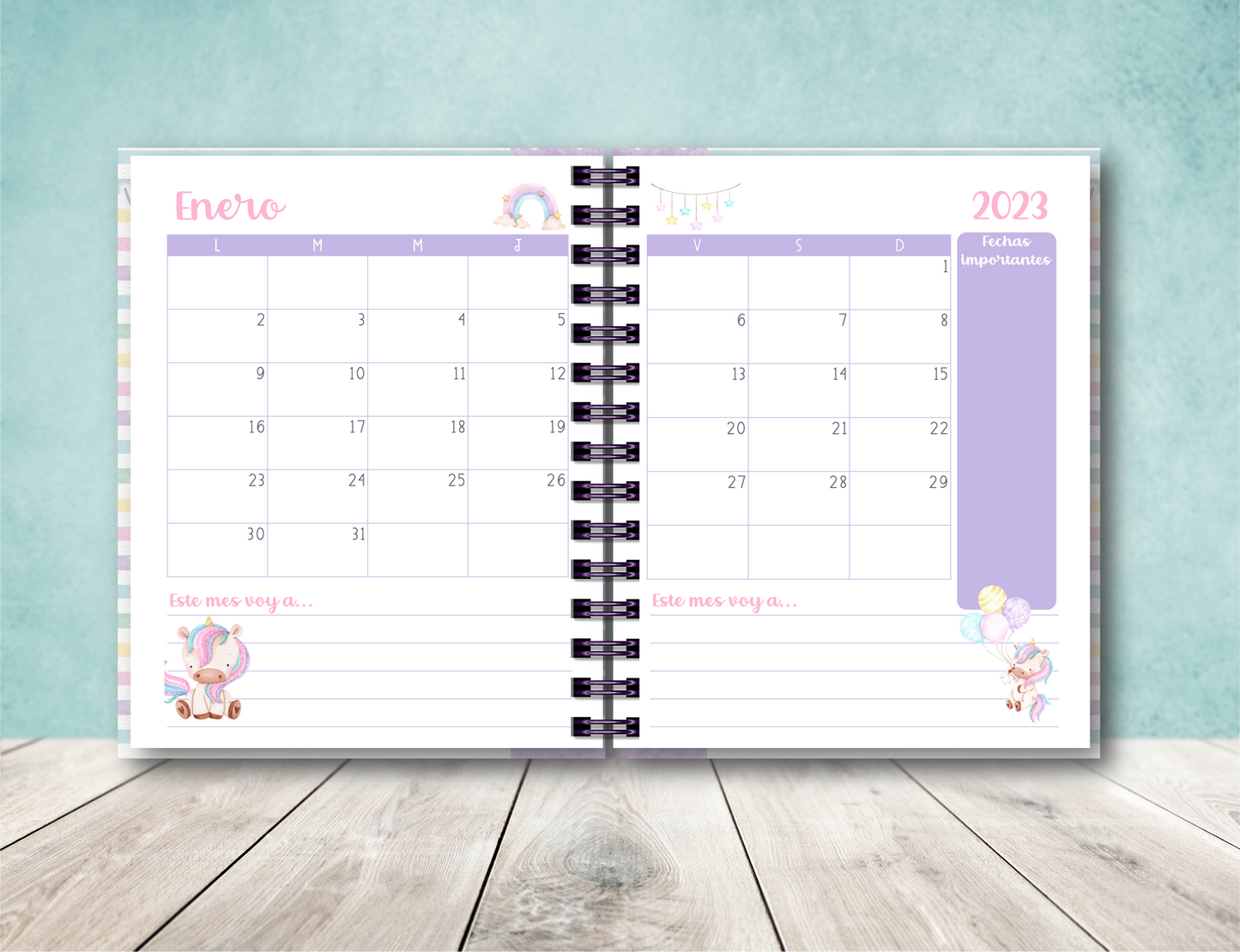 Agenda Unicornio X