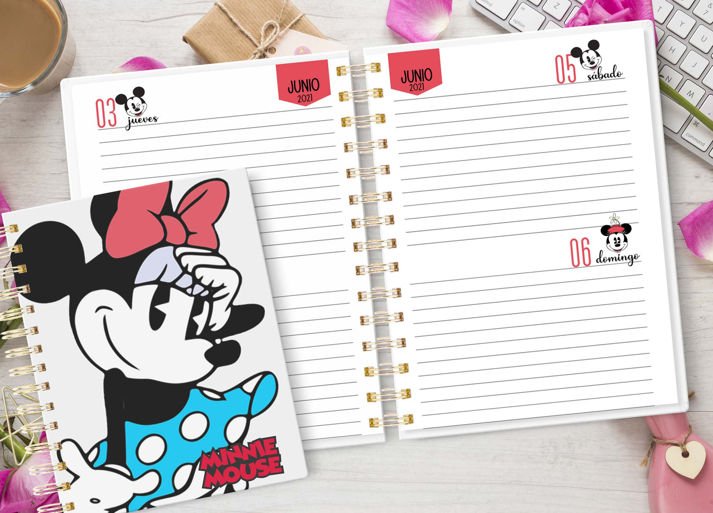 Agenda Mickey & Minnie 1 X