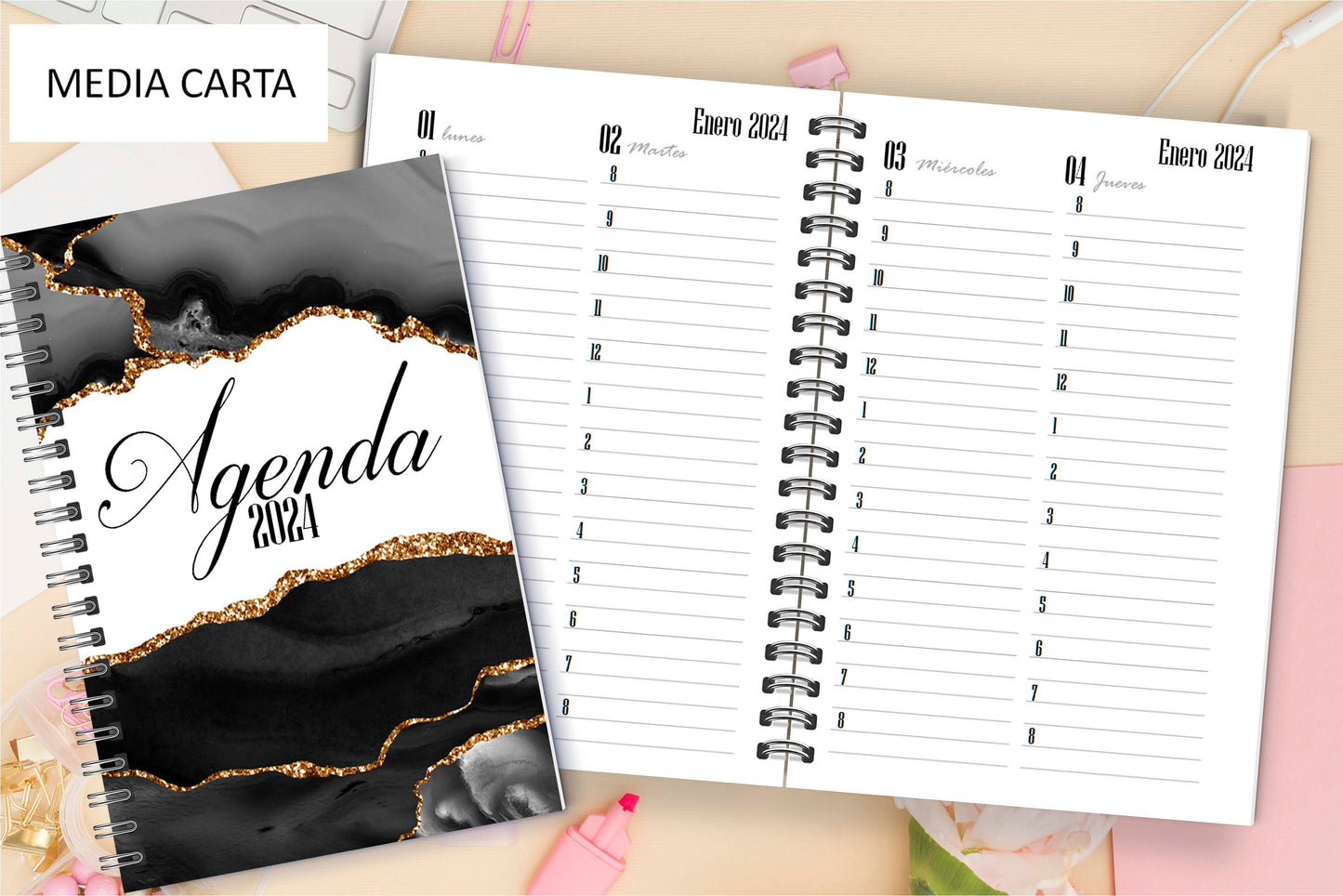 Agenda Black & White X