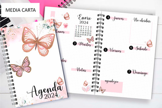 Agenda Mariposas 2 S.