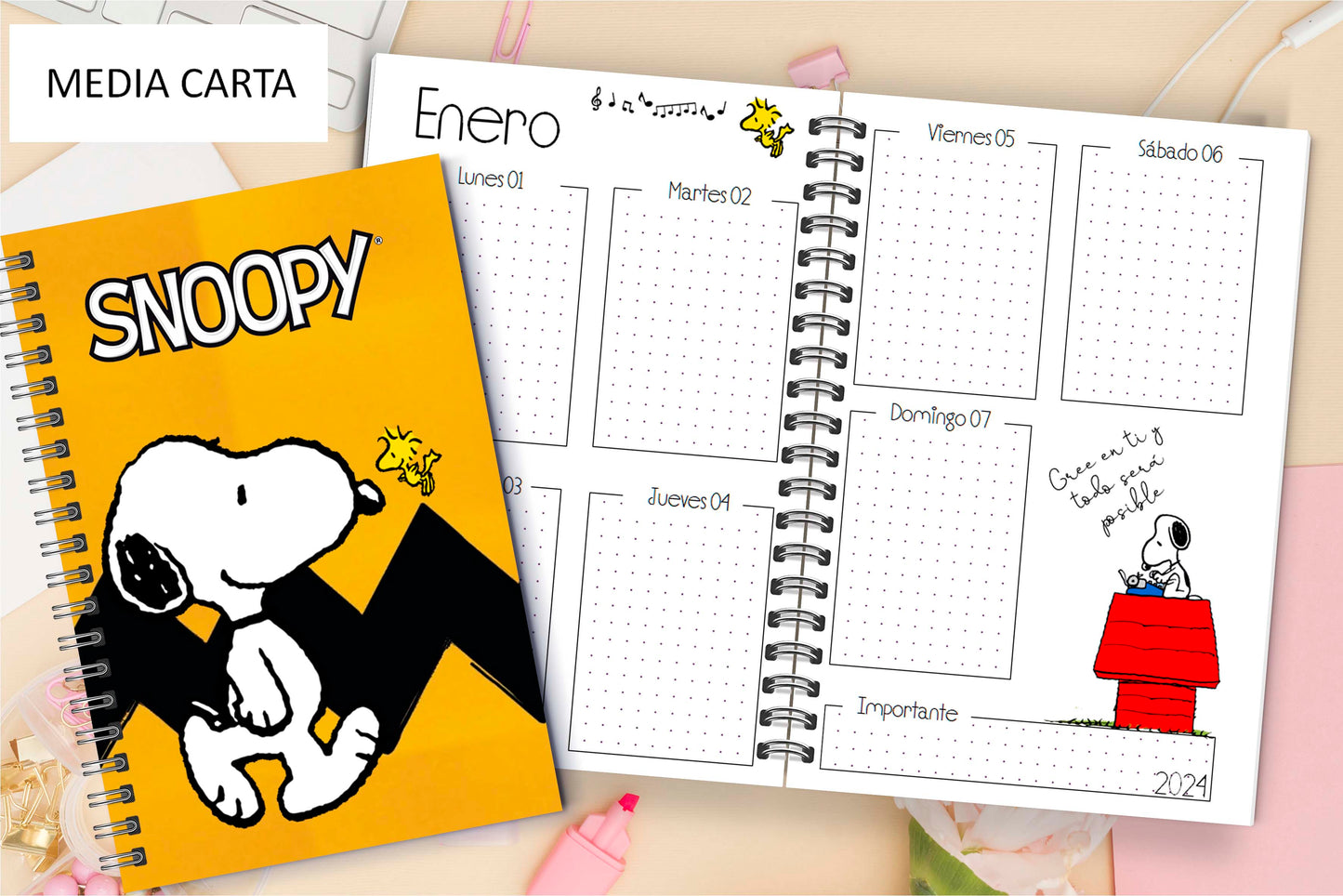 Agenda Snoopy 1 S.