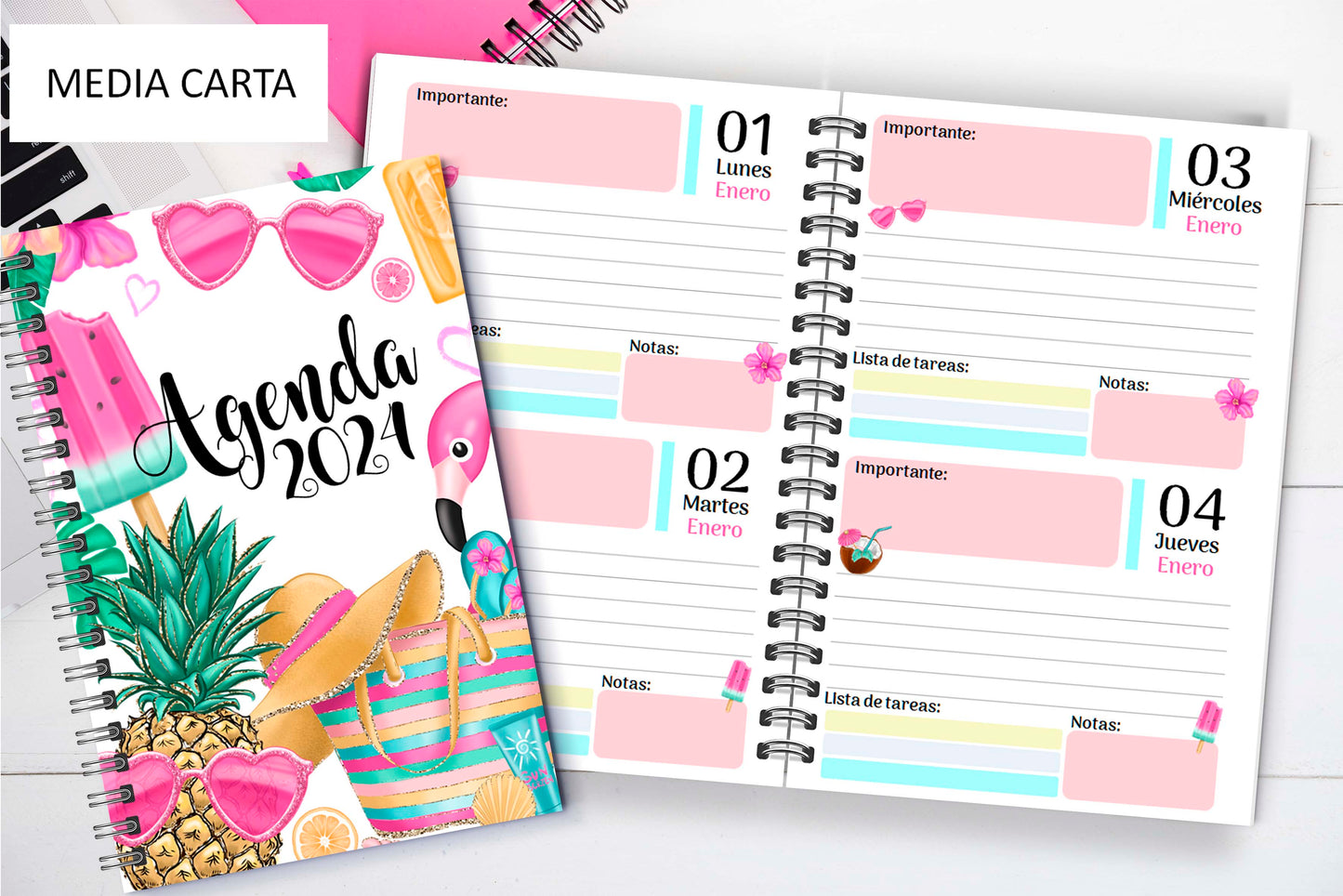 Agenda Tropical 2 X