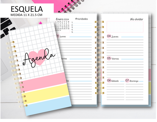 Agenda Pastel S.