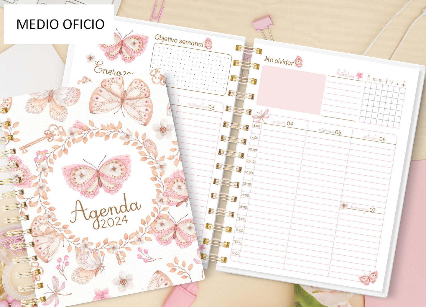 Agenda Mariposas 1 S.